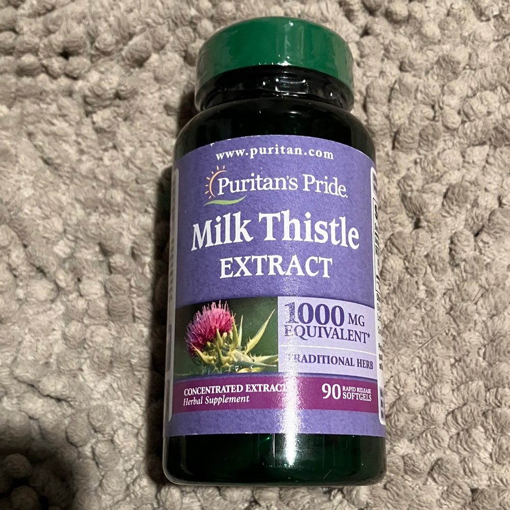 Puritan Pride Milk Thistle 1000mg  90 count capsules.  Brand new See info in ad